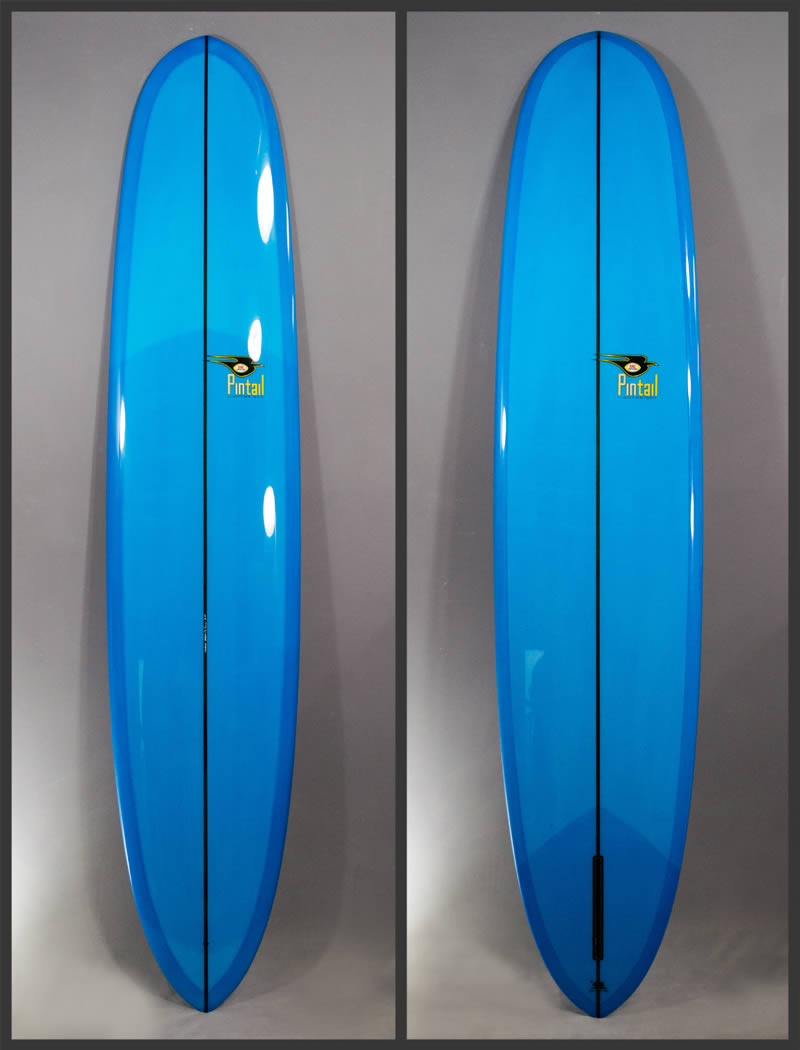 BING Pintail Lightweight Longboard shaped by Californian Shaper FOR