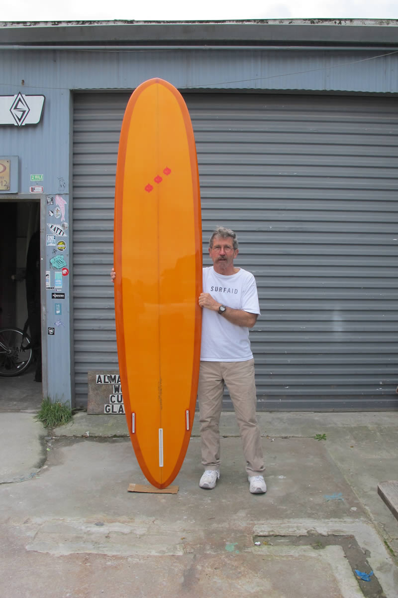 Michel Junod Performance Longboard shaped by Californian Shaper FOR