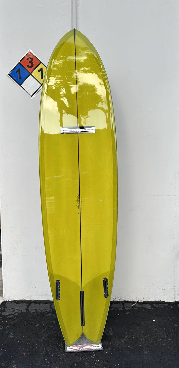 GORDON & SMITH MAGIC Swallow surfboard shaped by Californian Shaper